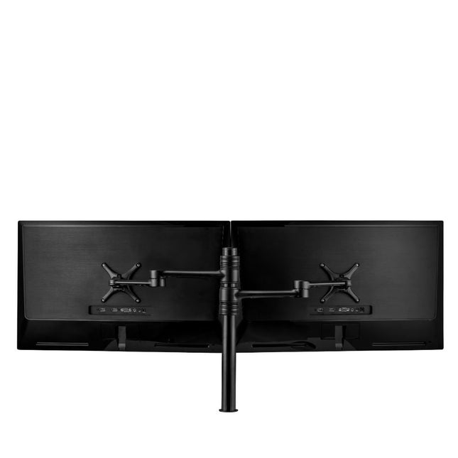 Atdec AFS-AT-DC-B Dual Monitor Arm Desk Mount with Swing Arms Black
