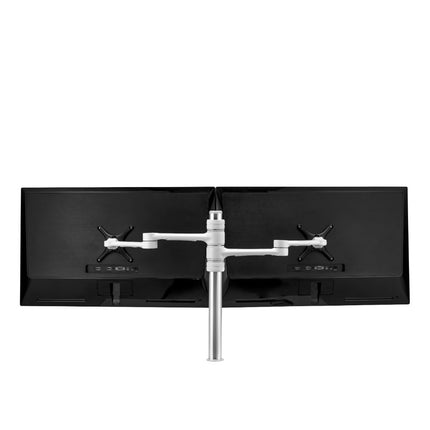 Atdec AFS-AT-DC-SW Dual Monitor Swing Arm Desk Mount in White