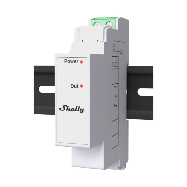 Shelly PRO 3EM Switch Add-On DIN Rail Expansion Module for Contactors