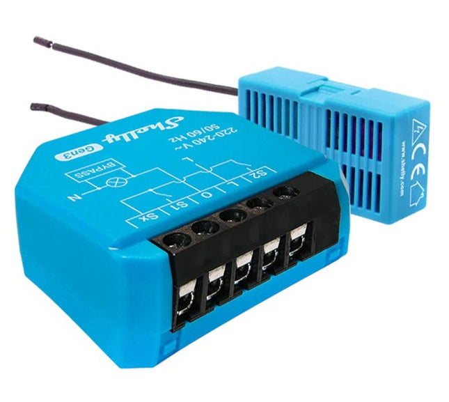 Shelly 1L Gen3 Smart Wi-Fi Relay Switch for No Neutral Wire Lighting