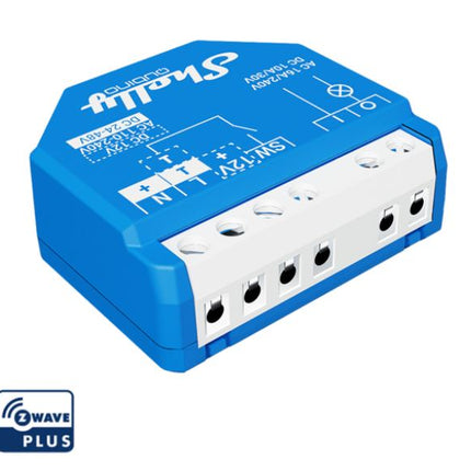 Shelly Wave 1 Z-Wave Smart Relay Switch 16A Dry Contact for Home Automation